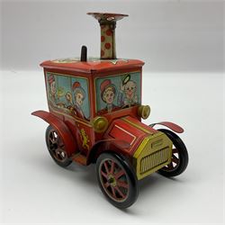 Clockwork circus tinplate car