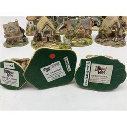 Twenty Lilliput Lanes, including The Right Note, Chatterbox Corner, Whistle Stop Gate, New Neighbours, Travellers Rest etc, all in original boxes