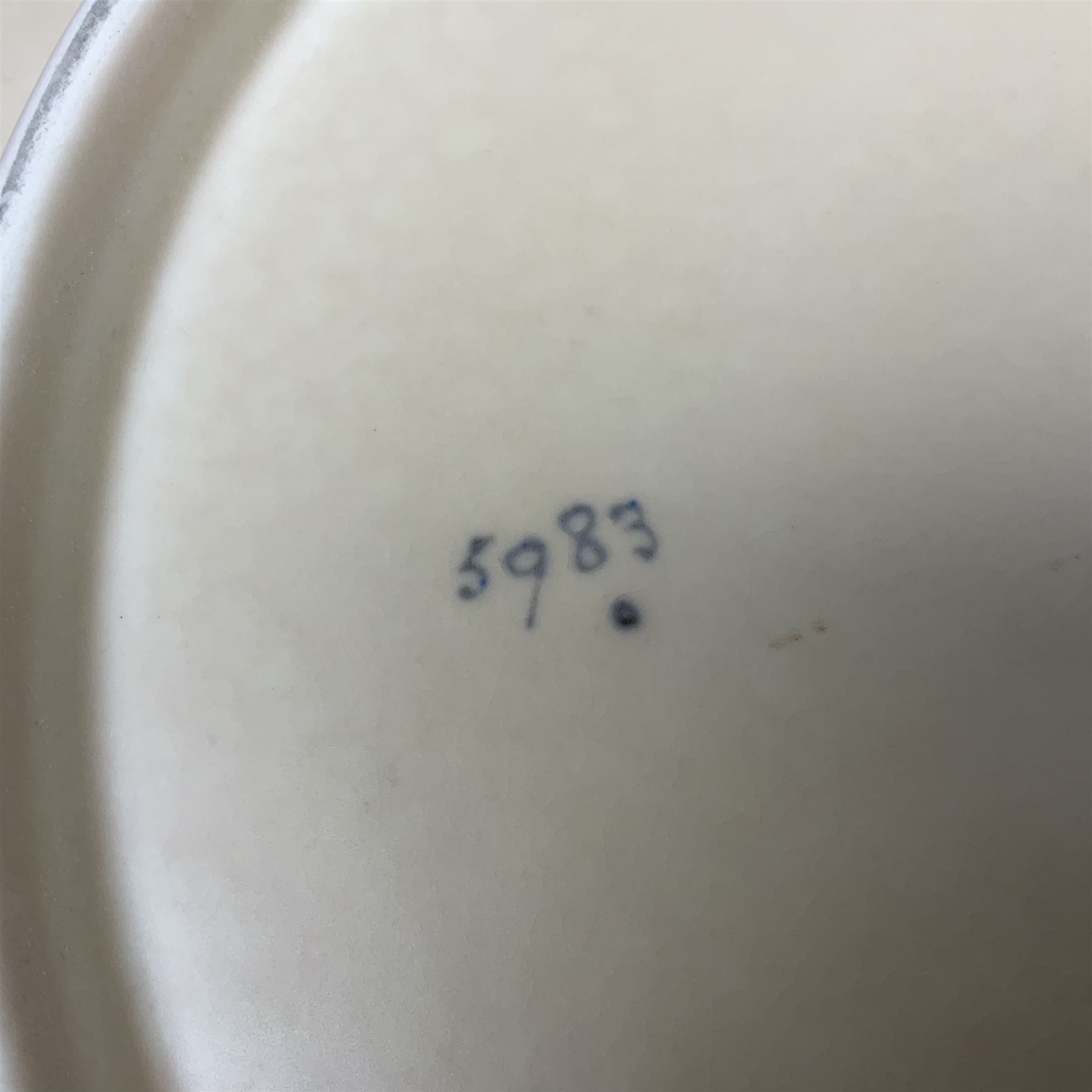 Charlotte Rhead for Crown Ducal, 'Ankara' design charger, pattern 5893, D44cm