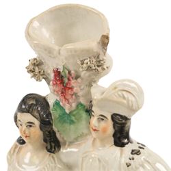 Collection of Staffordshire figures, including Princess Royal, Highlander etc 