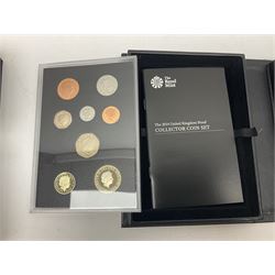 The Royal Mint United Kingdom 2014 proof coin set collector edition, cased with certificate