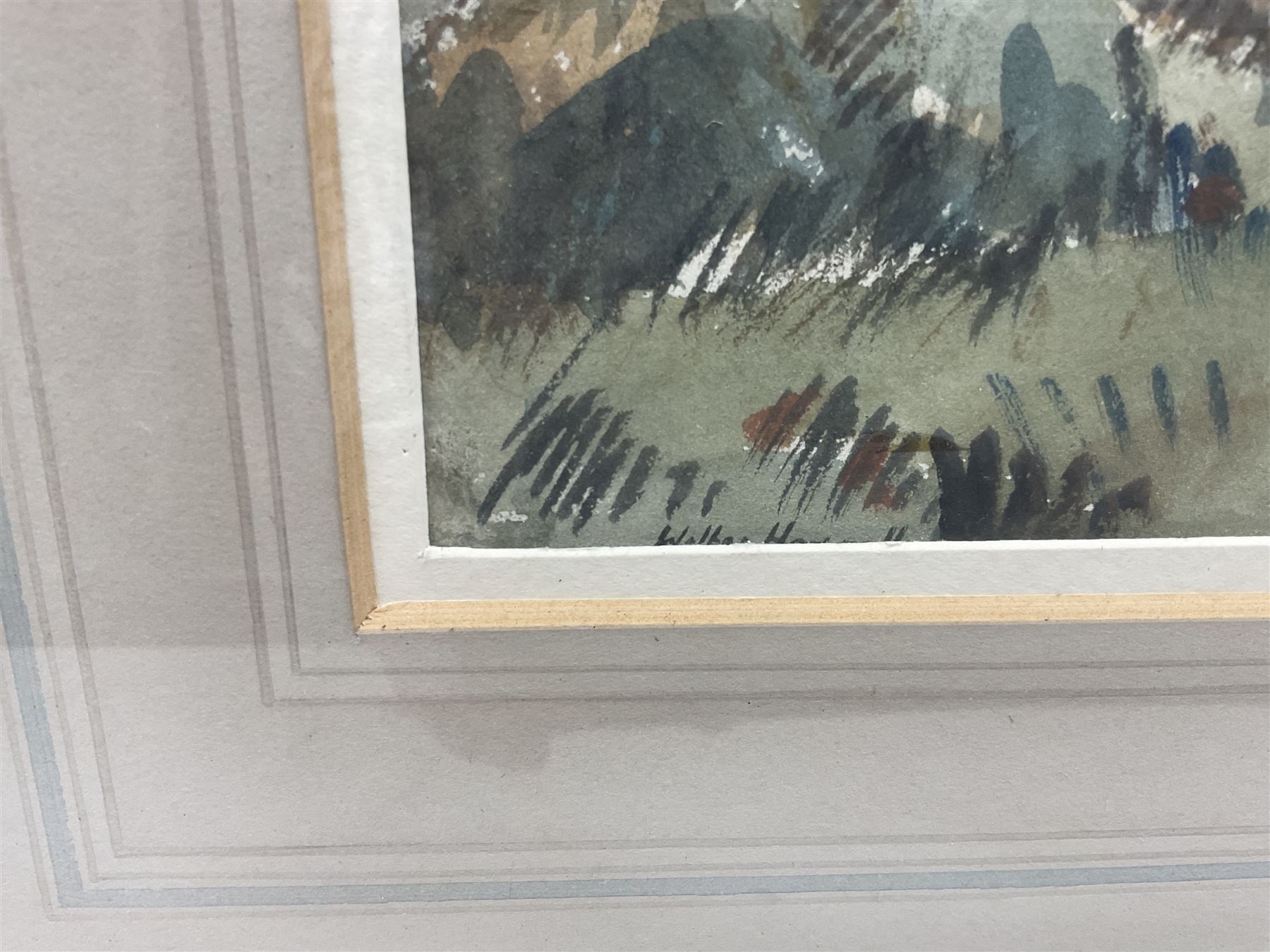 Walter Cecil Horsnell (British 1911-1997): Yorkshire Village Scenes, pair watercolours signed 31cm x 50cm (2)