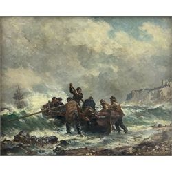 Bernard Finegan Gribble (British 1873-1962): To the Rescue, oil on canvas signed 50cm x 60cm