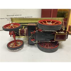Midsummer Models 1:24 scale model Burrell Showman’s Engine No.2804 ‘The White Rose of York’ limited edition 856/999, with certificate of authenticity and original boxes 