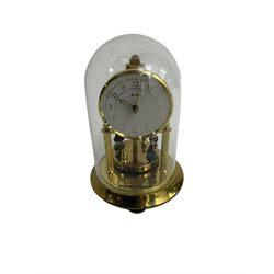 Bentima torsion clock with glass dome