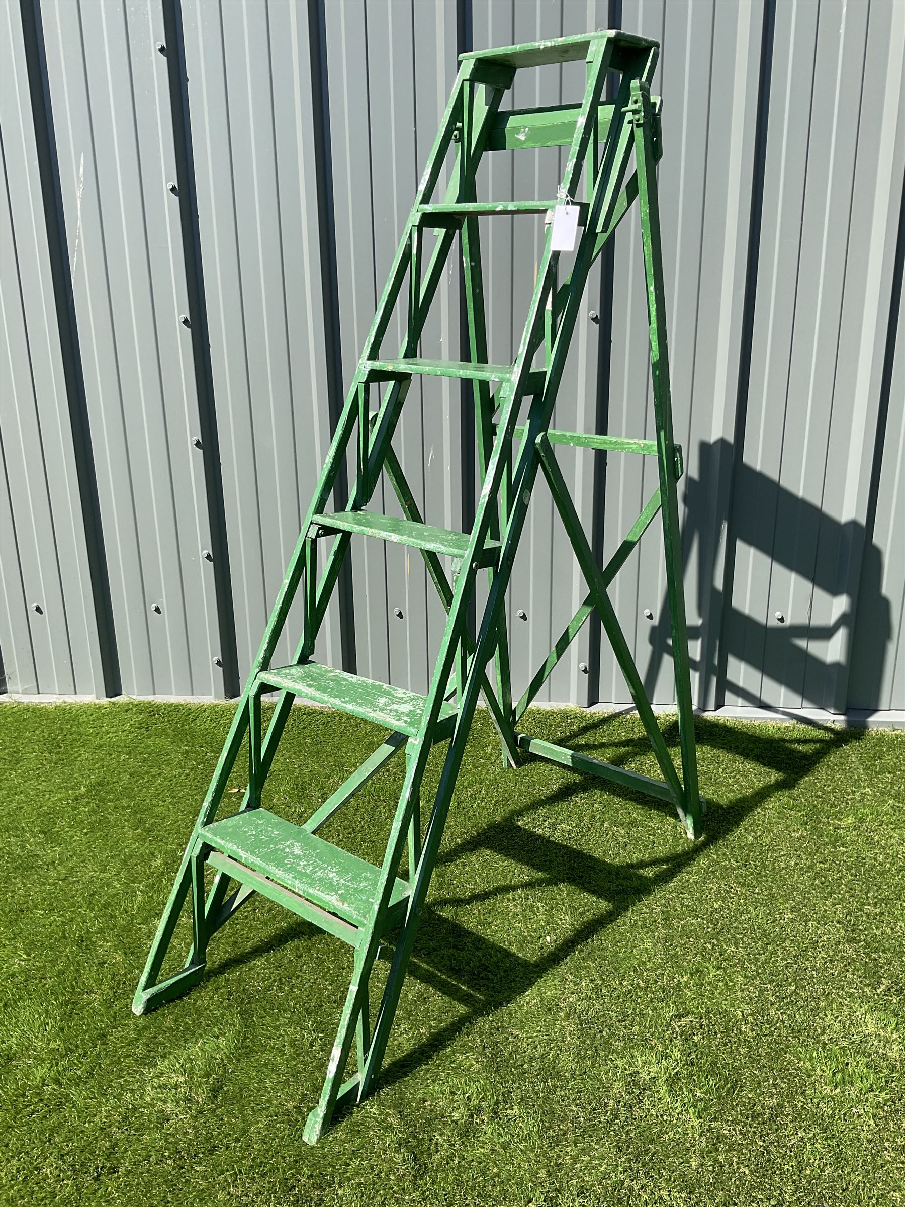 Hatherley Lattice Step Ladders THIS LOT IS TO BE COLLECTED BY