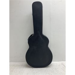 2008 Taylor Model 114 acoustic guitar with mahogany back and ribs and spruce top, serial no.20080825837, L104.5cm; in Taylor hard carrying case with paperwork