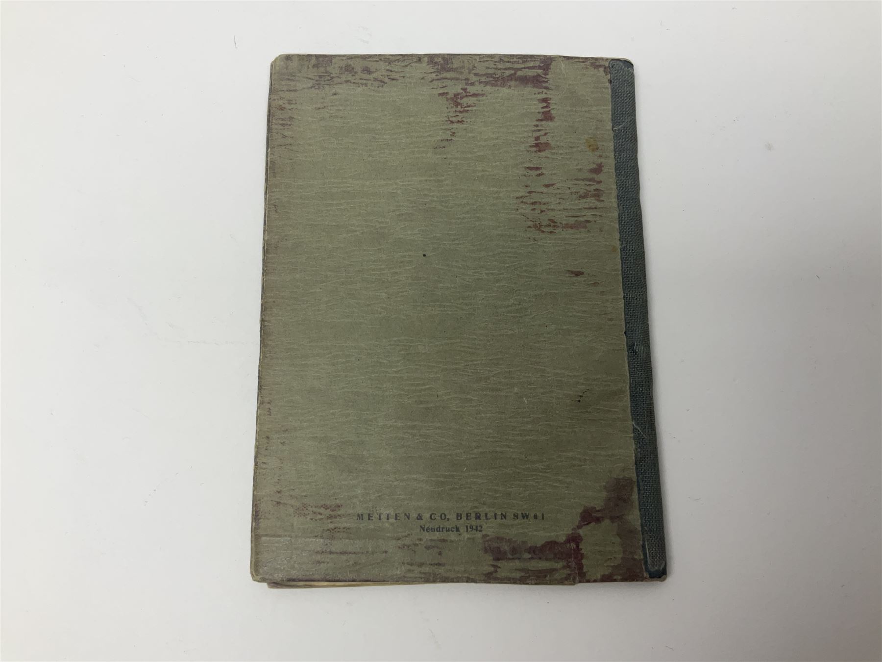 WW2 German Coastal Artillery Wehrpass for Marinehelfer Harald Ammann with small archive of modern research information.
