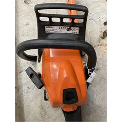 Stihl MS171 petrol chainsaw, and Stihl telescopic pole