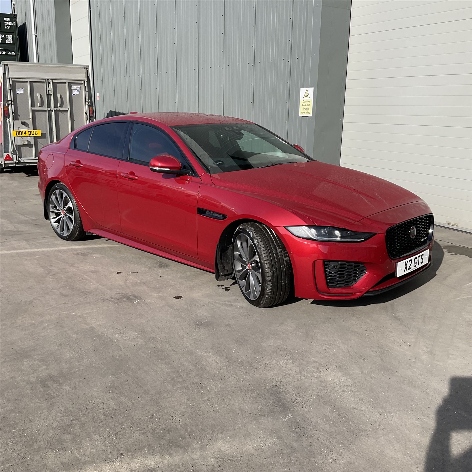 X2 GTS - JAGUAR XE SALOON - 2.0 R-Dynamic HSE 4dr, Automatic ONLY 800 miles

Year: 2019, June
Colour: Firenze Red
Mileage: 800 miles only
Fuel: Petrol
Reg: X2 GTS

As new, with cherished plate, instructions for sale from a local estate.
Buyers premium 10% plus VAT (12% inc.)