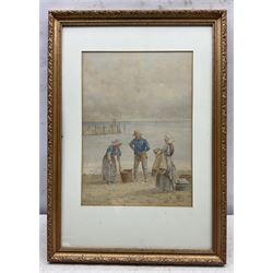 Edward C Booth (British 1821-post 1893): 'A Helping Hand', watercolour signed titled and dated 1893, 33cm x 23cm
Provenance: private collection, purchased Bairstow Eves Whitby September 2001