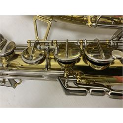 Lafleur by Boosey & Hawkes student tenor saxophone in fitted case with accessories, built in Czechoslovakia
 