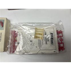 Seven scale model assembly kits to include Airfix, Heller, Italeri etc in one box