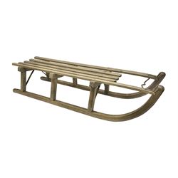 Davos wooden sledge, L108cm