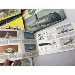 Over eighty trade card albums by Brooke Bond, Lyons, PG Tips, Hornimans, Ty-Phoo etc including some duplicates; and large quantity of loose trade cards