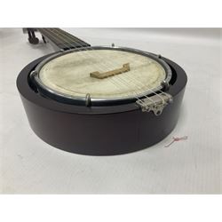 Keech 1920's four string model C Banjulele in its original case