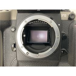 Nikon F5 50th Anniversary Model camera body, serial no. 3116231, with neck strap and original presentation box 