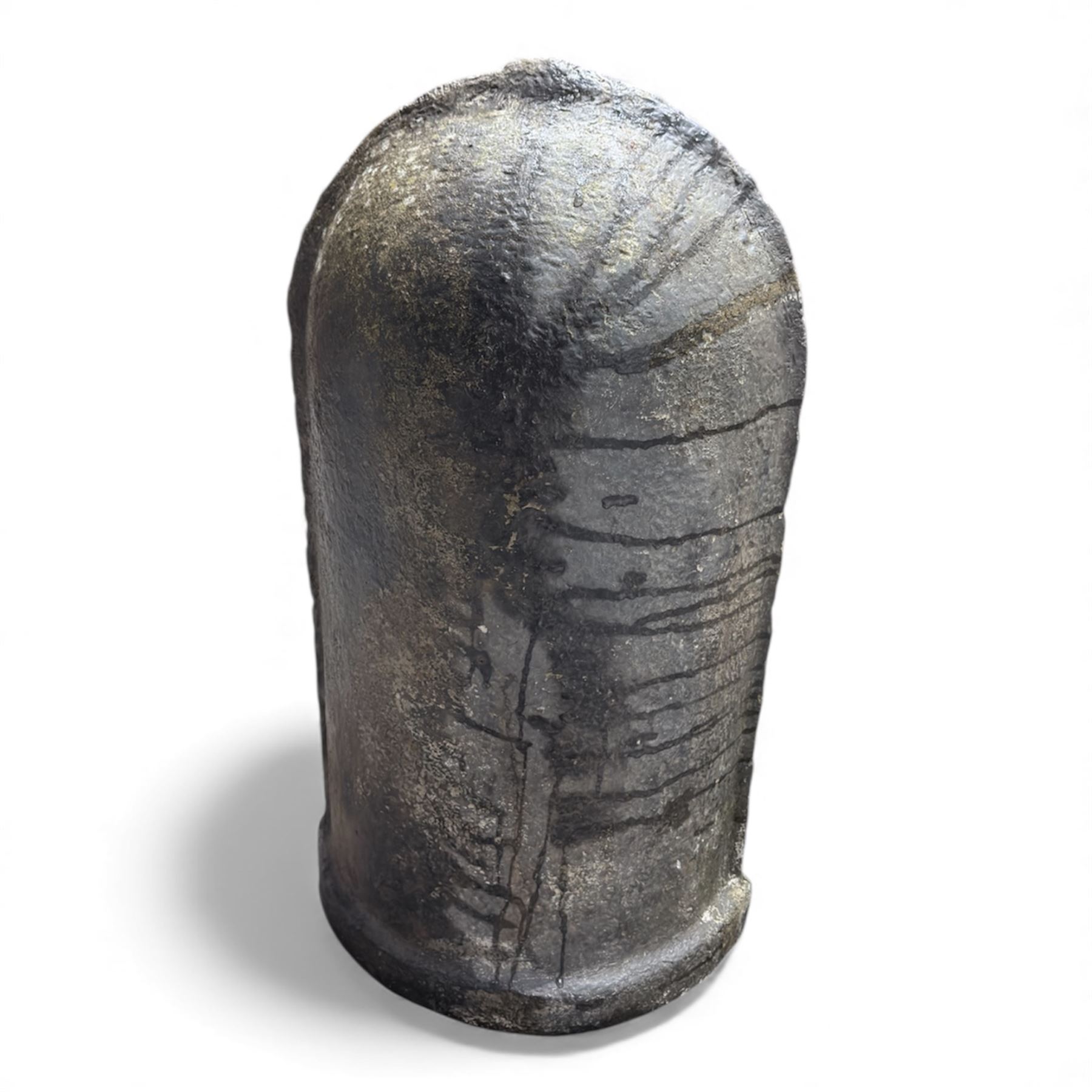 Cast stone fountain with lion mask