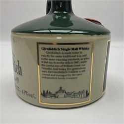 Glenfiddich, single malt Scotch whisky 750ml 43% vol, in Charles Edward Stuart ceramic flagon