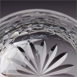 Waterford Crystal 'Glandore' pattern large bowl, boxed, and four smaller 'Glandore' pattern bowls, two boxed (5)