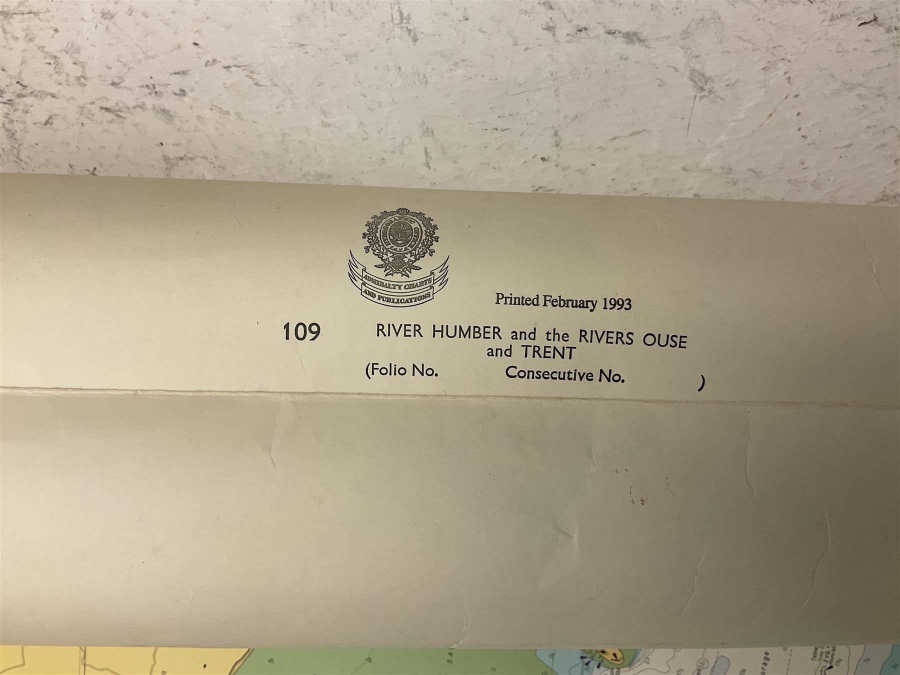 Two late 20th century charts of the River Humber entitled 'River Humber and the River Ouse and Trent' 1993 and 'River Humber Spurn to Barton Haven' (rolled)