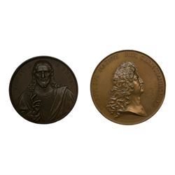 Copper medallion by Allen & Moore, decor
