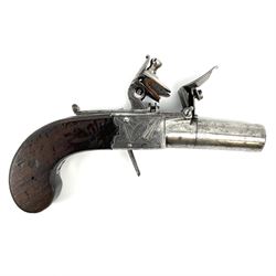 Late 18th century flintlock pocket pisto