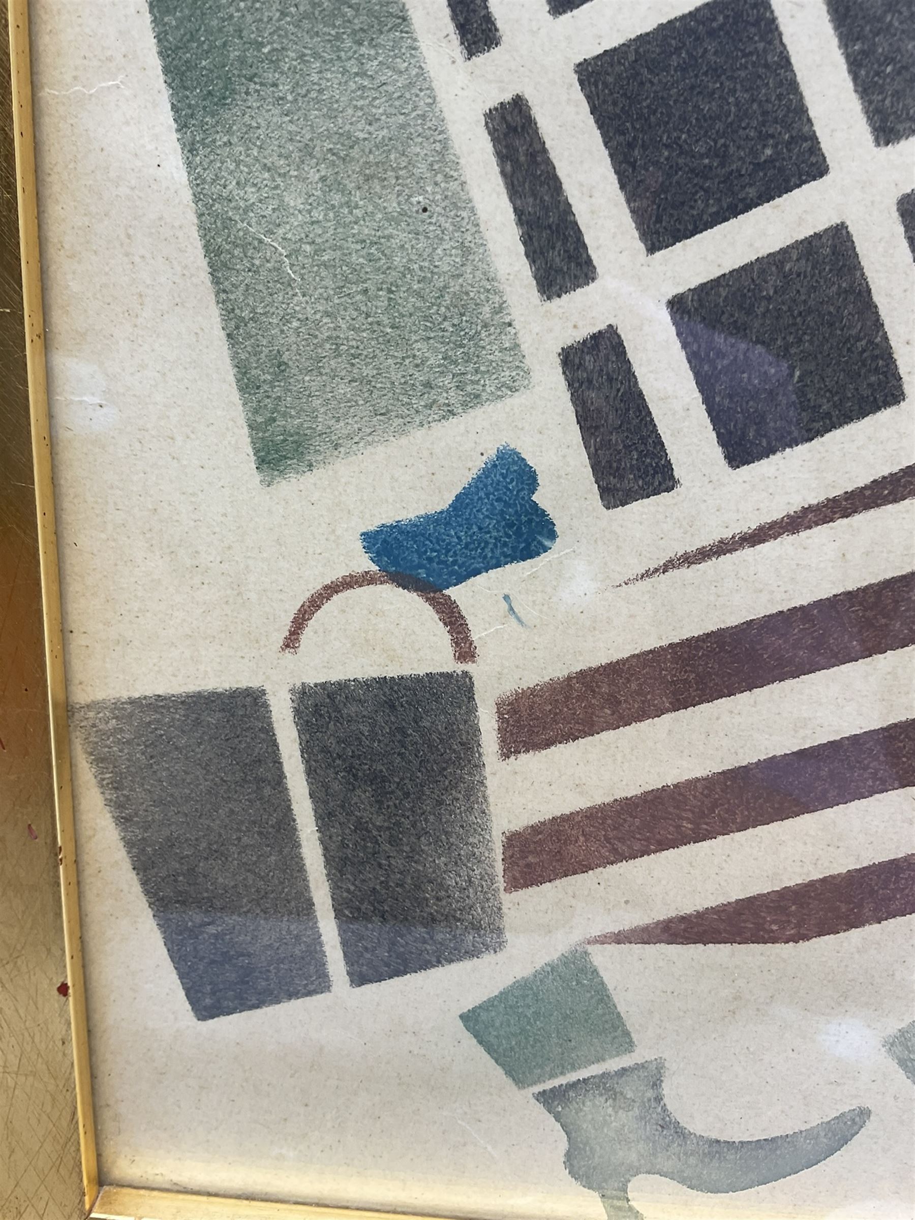 Vladimir Vasilyevich Lebedev (Russian 1891-1967): Walking Lady, lithograph 20cm x 28cm