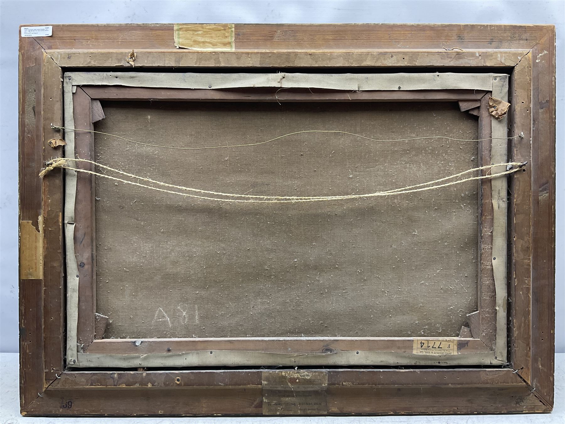 Circle of George Leslie Hunter (Scottish 1877-1931): Still Life with Fruit, oil on canvas signed 50cm x 75cm 
Provenance: with Doig Wilson & Wheatley, Edinburgh; James Bourlet & Sons, London, labels verso. Same family ownership for over 20 years.