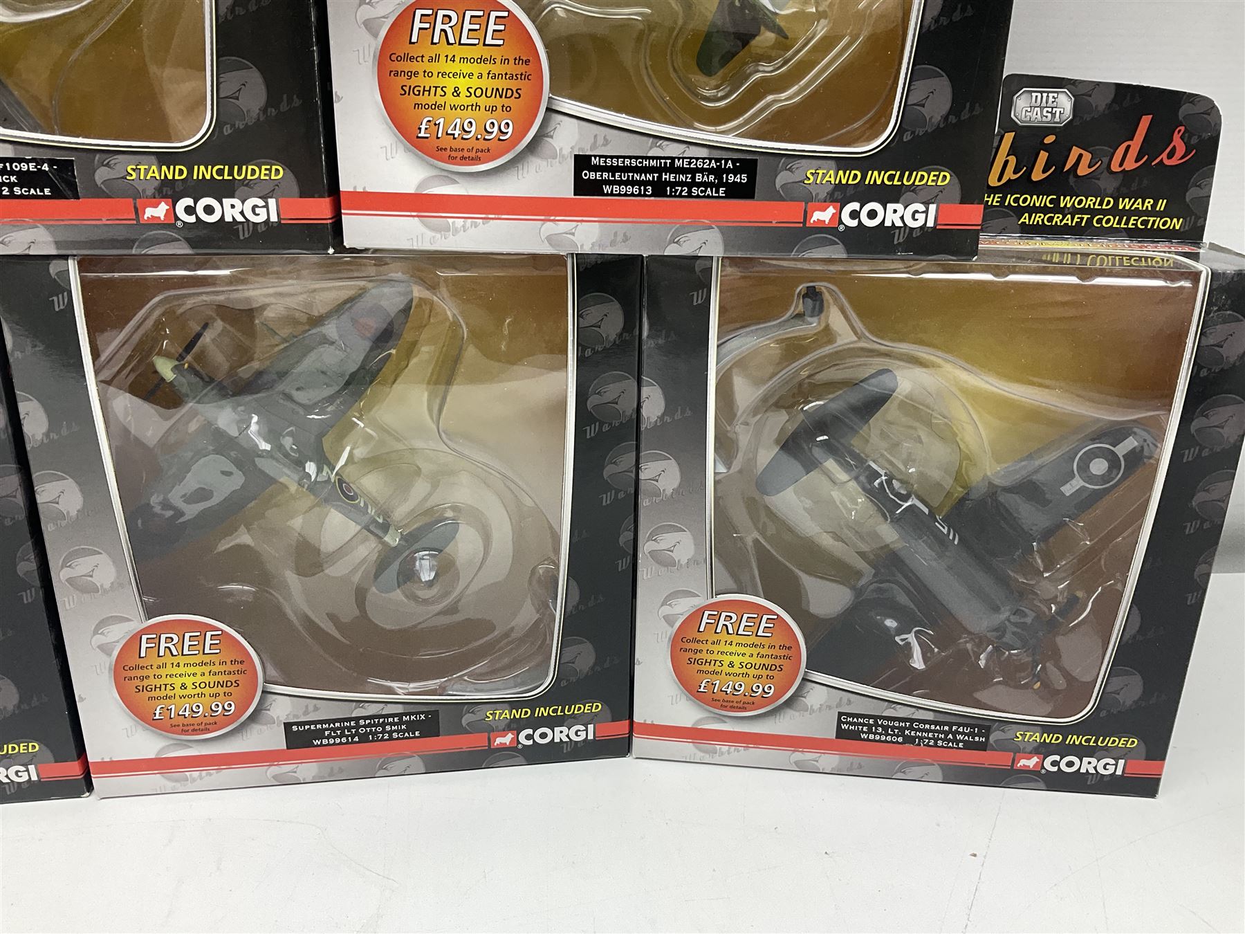 Corgi Aviation Archive - fifteen 'War Birds' Series 1; all boxed (15)