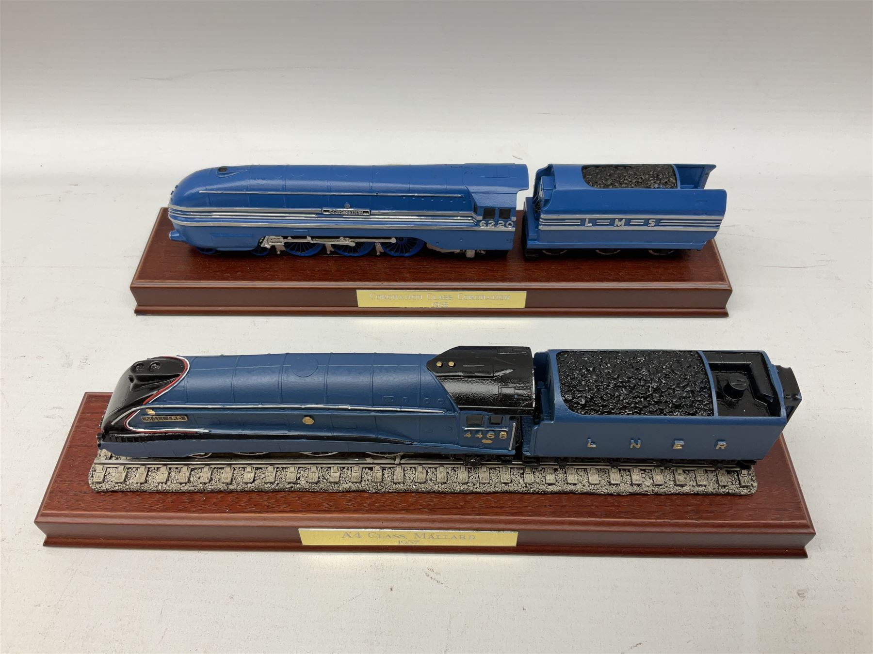 Lilliput Lane models to include 'Age of Steam' locomotives, comprising 'Coronation', 'Royal Sovereign', 'Mallard' and 'Flying Scotsman', together with limited edition 'Dawn of Steam' figure, all boxed, with various deeds, and further Lilliput Lane booklets and leaflets etc