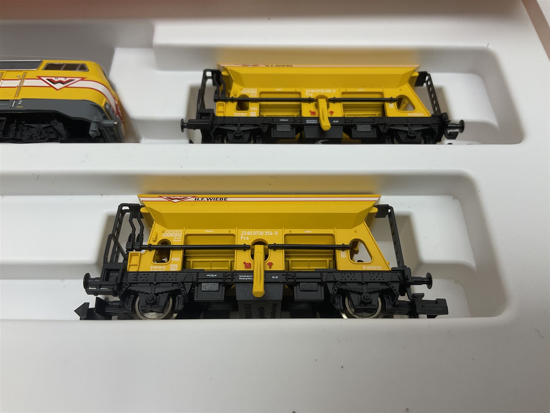 Fleischmann 'N' gauge - Zugset 781006 'WIEBE-Bauzug' Ep | Model