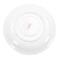 Royal Crown Derby imari patter 1128, six coffee cups and saucer, one side plate and oval twin handled dish