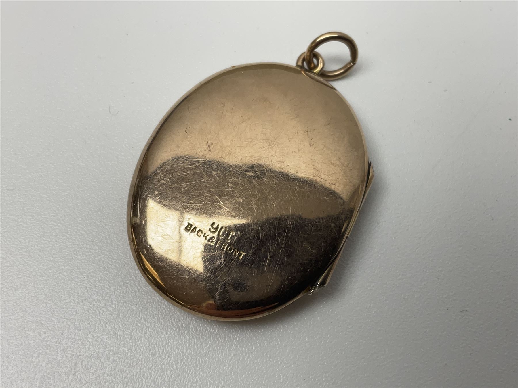 Victorian and later 9ct gold jewellery including glazed photo pendant, three gold cased wristwatches, signet ring and a cameo brooch, all hallmarked and silver jewellery including fobs, wristwatch, brooches and rings etc 