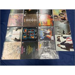 Rock, hard rock and progressive rock vinyl LPs including Greenslade 'Bedside manners are extra', 'Time and Tide', Nazareth 'No mean city', 'Close enough for Rock 'n' Roll', 'tattooed on my brain', 'Rampant', 'expect no mercy', Magnum 'Marauder', 'Anthology', 'Kingdom of Madness', 'Lost On The Road To Eternity' etc (19)