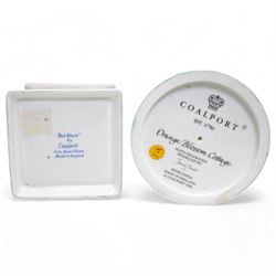 Collection of eight Coalport houses including Village Church, Orange Blossom Cottage, Red House, Swiss Cottage etc