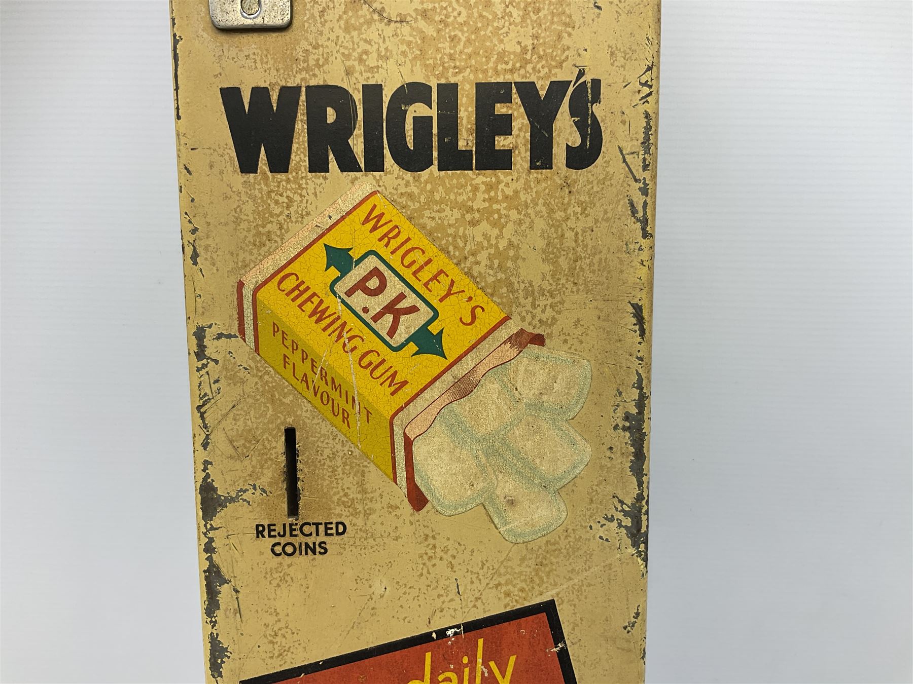 Wrigley`s chewing gum vending machine, H74cm, W16cm