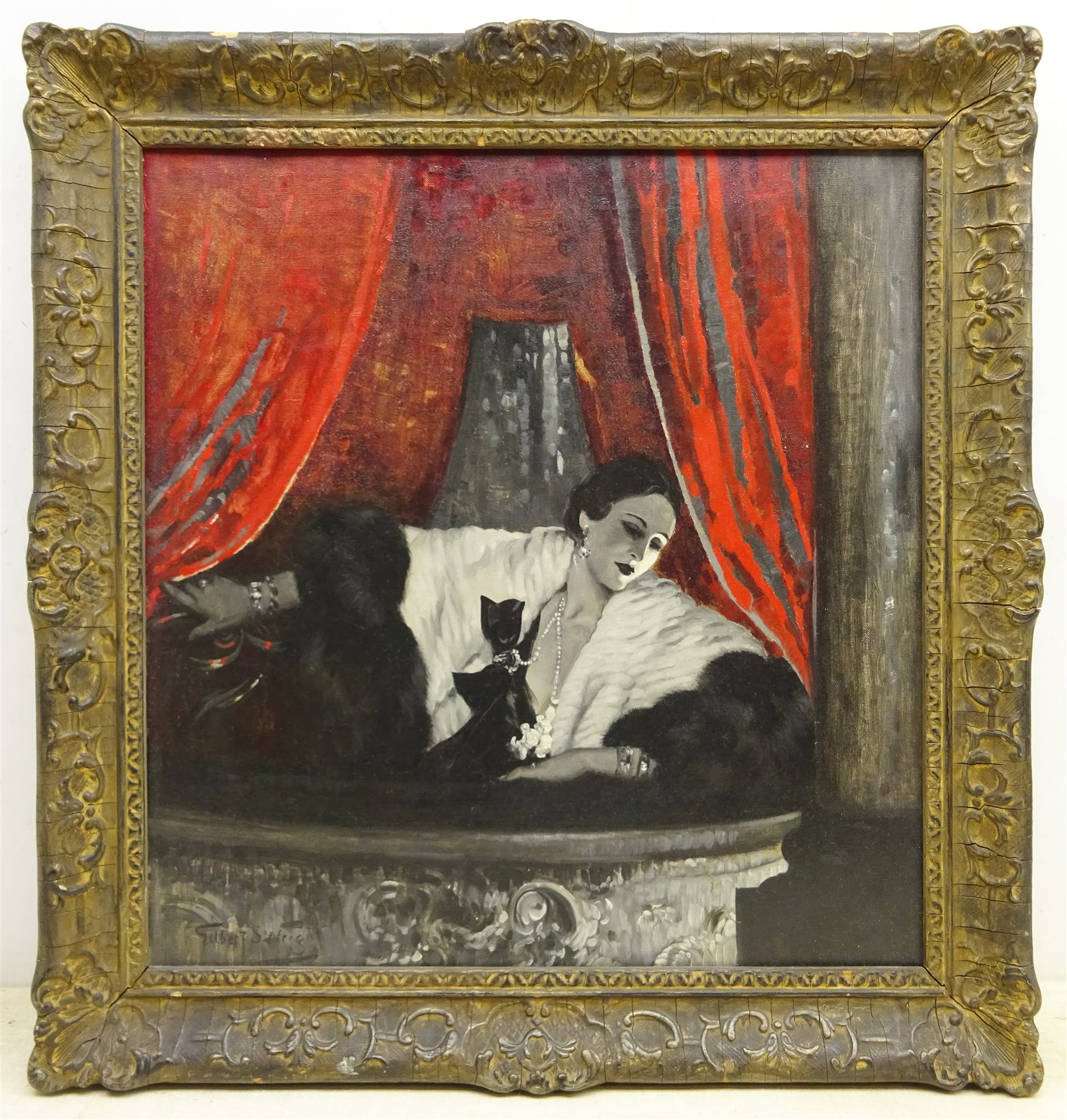 Gilbert Scott Wright (British 1880-1958): View from the Theatre Box, oil on canvas signed 52cm x 52cm
Provenance: Christie's South Kensington, Modern British and Continental Paintings 5th September 1997, Lot 27

