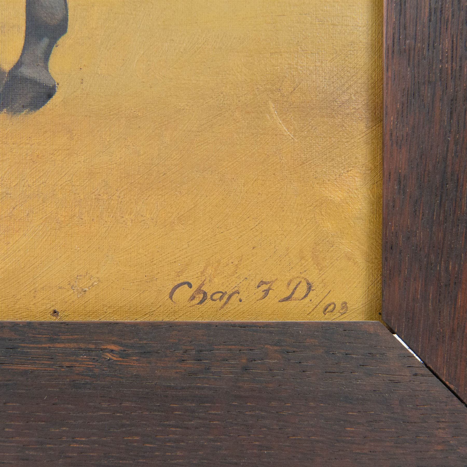 Charles F Davis (British 19th/20th Century): Horse Portraits, pair oils on canvas signed and dated '09 and '05, max 45cm x 55cm (2)