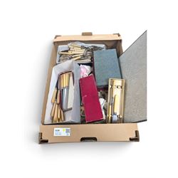 Collection of EPNS cutlery, including soup spoons, fish servers, butter knives, forks etc