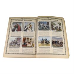 Collection of Third Reich German Ephemera, citations and certificates, photographs, an album of cigarette cards - Bilder Deutsche Geschichte, Deutschland Im Zweiten Weltkrieg, prints etc 