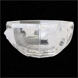 Rosenthal Versace octagonal glass bowl, D18cm 