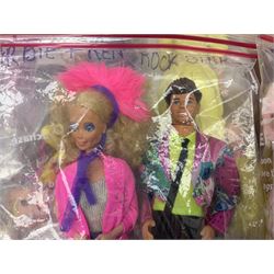 Barbie - 1980s fashion dolls comprising Tropical, Crystal, Barbie & Ken Rock Stars, Barbie & Ken with two babies; Barbie & child in matching yellow dresses, Pink 'n' Pretty and Barbie & Ken with Grandma, Grandpa and twins; all unboxed (17)