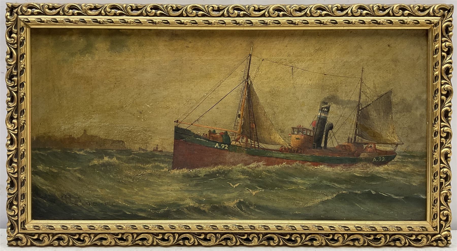 H G Hutton Scarborough 19th 20th Century Ship s Portrait Aberdeen 