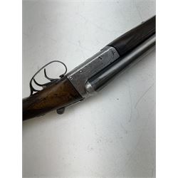 SHOTGUN CERTIFICATE REQUIRED - Webley & Scott Birmingham 12-bore double trigger boxlock ejector side-by-side double barrel shotgun with 76cm(30