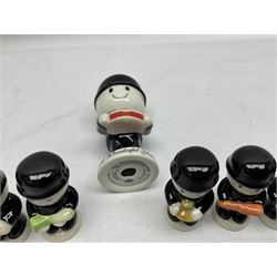 Set of Six Wade Key Kollectables Homepride Fred Vegetable Set Limited Edition, together with set of four Homepride fred Whimsies and Happy Birthday Fred, all with original boxes and certificates of authenticity  