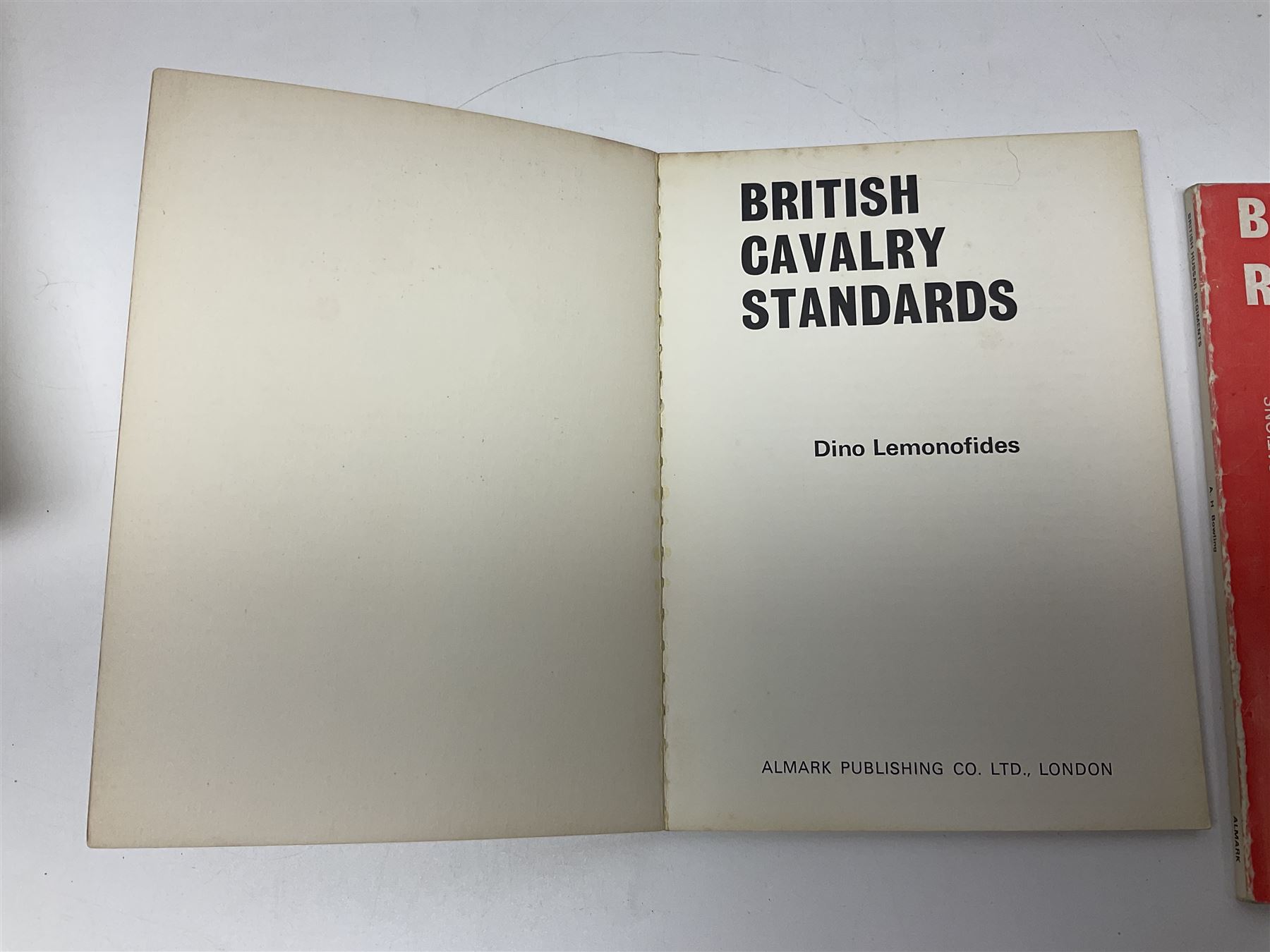Seven military reference books - Histoire Mondiale Des Parachutistes; Yves Debay: French Foreign Legion  Paratroopers; Bragg & Turner: Parachute Wings; Barney White-Turner: Horse Guards; and three works on uniforms/standards (7)