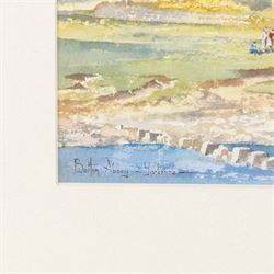 Kenneth W Burton (British 1946-): 'Bolton Abbey - Yorkshire', watercolour signed and titled 25.5cm x 36.5cm