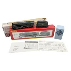 Hornby '00' gauge - Class 9F 2-10-0 locomotive 'Evening Star' No.92220, 40th Anniversary Edition with presentation letter of congratulation from Hornby for Star Letter prize in British Railway Modelling magazine; in original box with Hornby outer packaging box