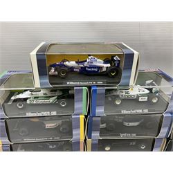 Thirty-one Atlas Editions Grand Prix Legends of Formula 1 series die-cast models, all boxed with booklets (31)
